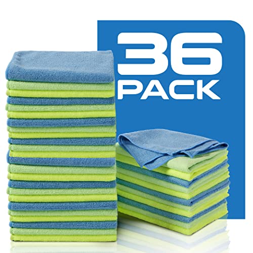 Zwipes Microfiber Towel Cleaning Cloths, 36 Pack, Assorted, (737) - size: 36-pack