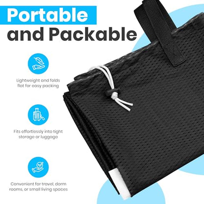 Handy Laundry Mesh XL Laundry Bag 24"x36" with Shoulder Strap, Black - color: Black, size: 1-Pack