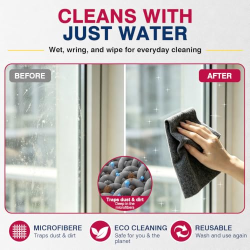 Genie Cloth Magic Cloth - 6PCS Microfiber Genie Magic Cleaning Cloth