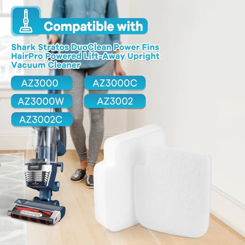 2Pack AZ3000 Filters for Shark Stratos Powered Lift-Away Vacuum - size: 2Pack AZ3000 Sponge Filters