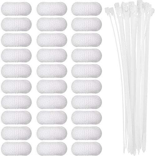 Sumind 30 Pack Nylon Lint Trap Washing Machine Fabric Mesh
