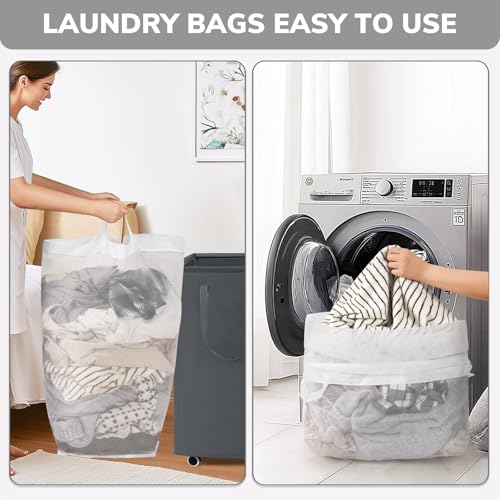 Goodpick 75L Laundry Basket with Wheels & Removable Wash Bag for Dorm - color: Grey 1-Pack