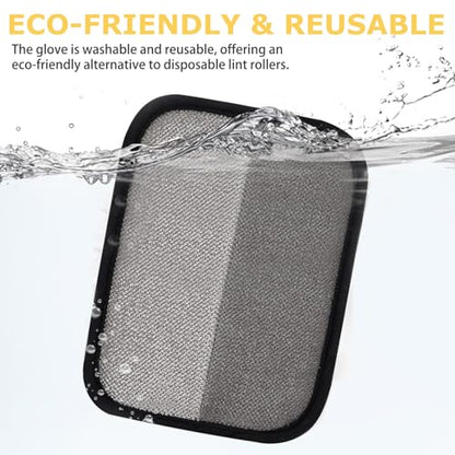 Pet Hair Removal Glove Brush – Reusable Grooming Tool for Cats and Dogs, Ideal for Clothing, Furniture, Carpets, Cat Beds, Car Seats, and More – Upgraded Static Fur Remover (1 Piece)