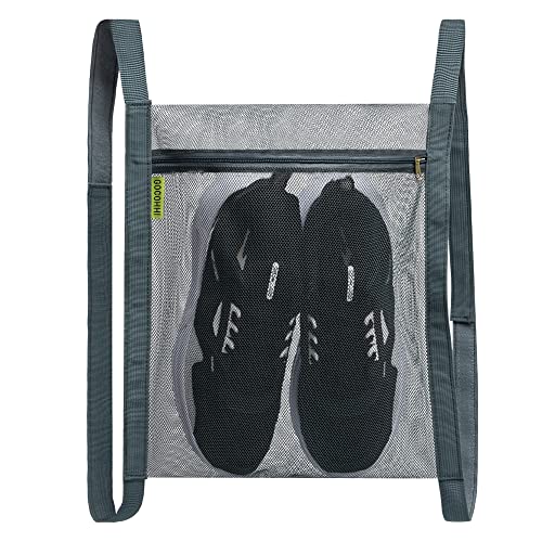Shoe Dryer Bag, Sneaker Dry Net for Dryer, HoneyComber Mesh Bags with Zipper and Strap for Shoes, Laundry Reused Bag Tool, 15.7x13.8 Inches (1Pc Grey) - color: grey2, size: 1pcs