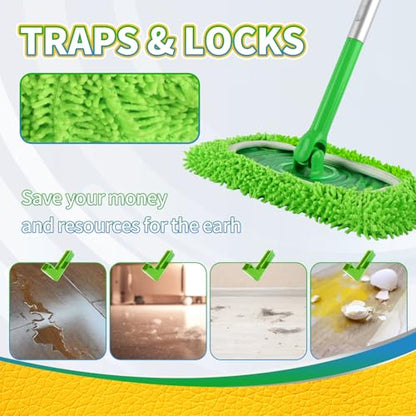 Reusable Microfiber Mop Pads for Swiffer Sweeper Mop, 6 Pack