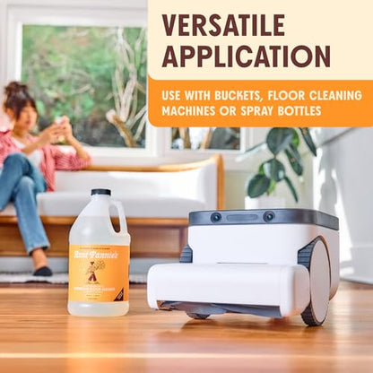 Aunt Fannie's Hardwood Floor Cleaner, Vinegar-Free, Lemon, 64 oz