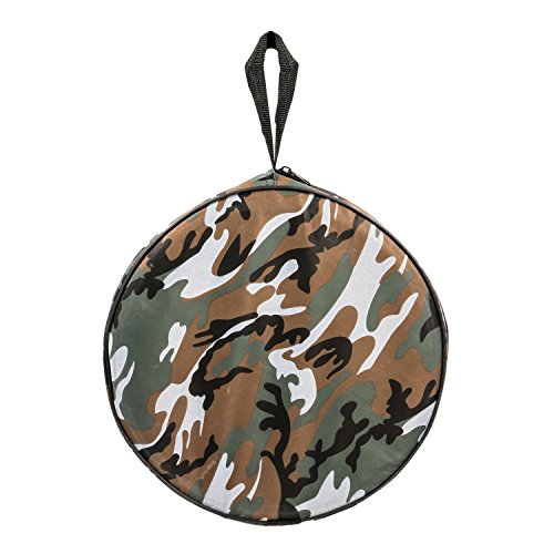 Camco Collapsible Bucket with Storage Case - Durable Pop Up Bucket with Watertight Fabric, Holds 3 Gallons of Water - Great for RVs, Camping, Fishing, Boating, Hiking and More - Camouflage (42994) - size: One Size (Pack of 1)