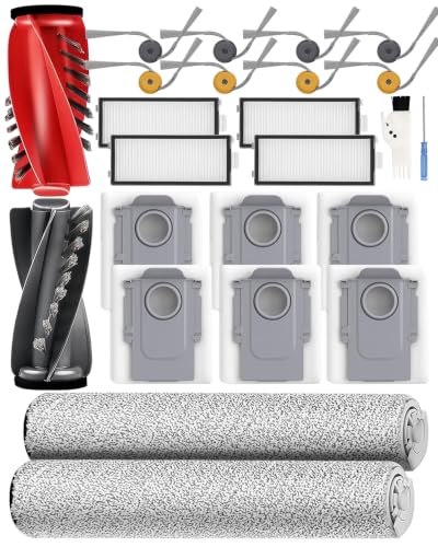 Yivy Qrevo Curv 2 Flow Replacement Parts for Roborock Qrevo Curv 2 Flow - size: Qrevo Curv 2 Flow-24set