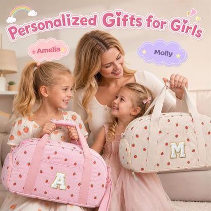 YOOLIFE Travel Duffle Bag for Girls Birthday Gifts, Kids Dance Bag, Pink P - color: Pink, style: P