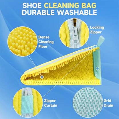 ShoeShaped Shoe Washing Machine Bag for Cleaning,Large13"x15.7"x8.6"