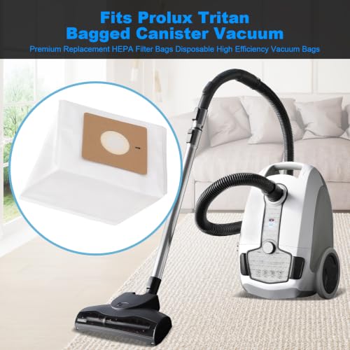 Disposable Dust Bags for Prolux Tritan Bagged Canister Vacuum Cleaner, Vacuum Maintenance Parts, Household Cleaning Accessories - 5 Pack - color: 5 Pack