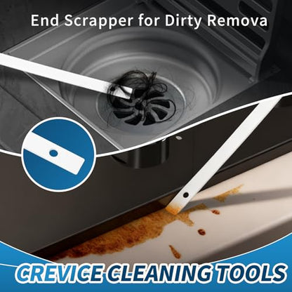 42 Pcs Disposable Crevice Cleaning Brush Set for Small Spaces