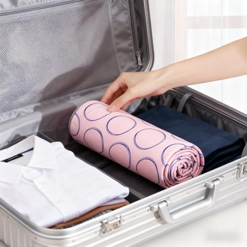 Portable Ironing Mat Blanket Heat Resistant Tabletop Ironing Pad for Countertop, Washer or Dryer, Foldable Travel Ironing Board Alternative for Small Spaces and Iron Anywhere Use