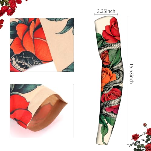 YARIEW Temporary Tattoo Sleeves for Men Arm Sleeves for Men - color: Multicolor-15