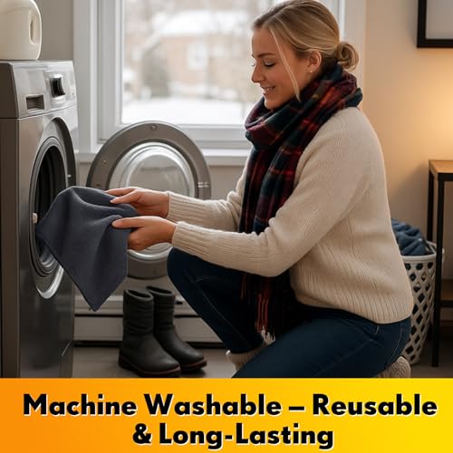 Nuenen Car Microfiber Clean Cloths, Gray, 16 x 16 Inch, 60 Pcs - color: Gray, size: 16 x 16 inches