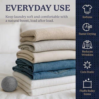 Farberware Wool Dryer Balls, 4-Pack, Reusable - color: Gray