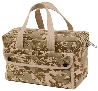 Rothco GI Style Mechanics Tool Bag, Heavy-Duty Canvas Tool Storage - color: Desert Digital Camo