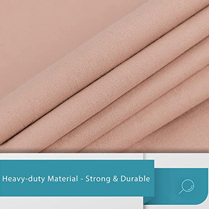 LOLOMLO Extra Large Canvas Laundry Bags with Handles & Drawstring Closure, Heavy Duty Tears Resistant Clothes Storage Travel Bags, Machine Washable Multi Use Laundry Bag liner for Laundry Hamper - color: Light Pink