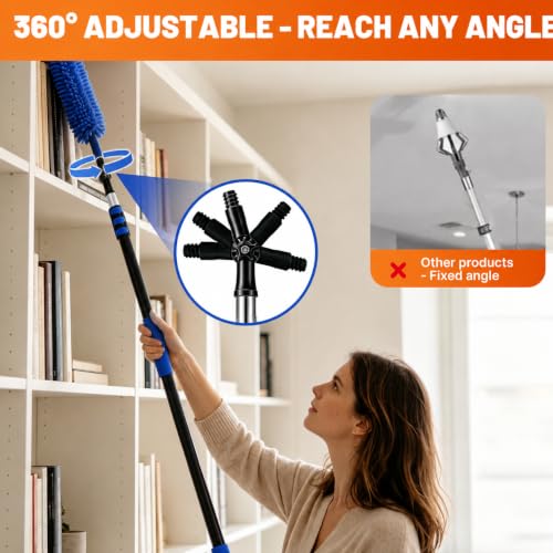 Light Bulb Changer for High Ceilings with Pole, 20FT Reach, Chandelier Kit (Blue) - color: Blue