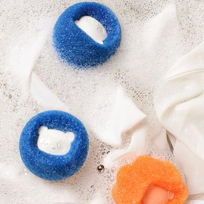 Dryer Balls Laundry Reusable, Softens Laundry Naturally Reduces Drying Time & Static Non-Toxic Washing Balls Reusable Dryer Balls for Laundry Bedding Clothes 6/9/12PCS - color: Style-006
