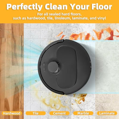 LOVECO 8 Pack Mop Pads Compatible with Roborock Qrevo Series Robot Vacuum