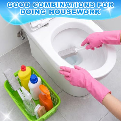 15 Pack Pumice Stone Toilet Bowl Cleaner with Extra Long Handle - style: Long Handle