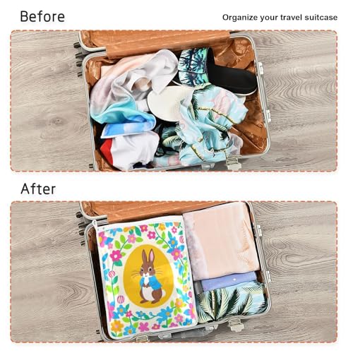Mesh Laundry Bags Lingerie Bags for Washing Delicates 2 PCS Durable Wash Bag with Zipper Small and Medium Washable Bright Colorful Easter Eggs - color: Bright Colorful Easter Eggs