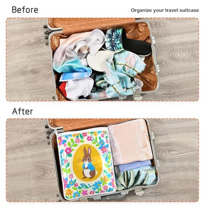 Mesh Laundry Bags Lingerie Bags for Washing Delicates 2 PCS Durable Wash Bag with Zipper Small and Medium Washable Bright Colorful Easter Eggs - color: Bright Colorful Easter Eggs