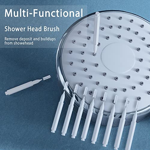 Lumkew Shower Head Cleaning Brush for Small Hole, White