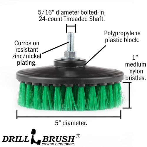 5/16 x 24 - Air Pneumatic - Dual Action - Buffer - Polisher - Machine - color: Green