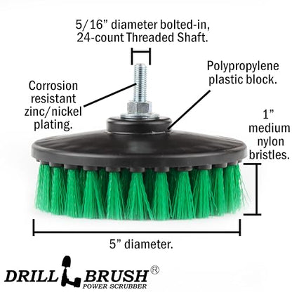 5/16 x 24 - Air Pneumatic - Dual Action - Buffer - Polisher - Machine - color: Green