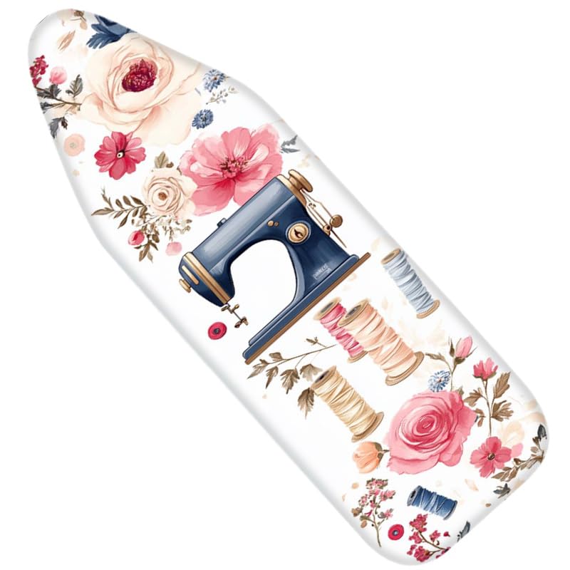 Nuxovilar Sewing Machine Ironing Board Cover 15x54 Inches Polyester - color: Fw03374, size: 15×54 inch