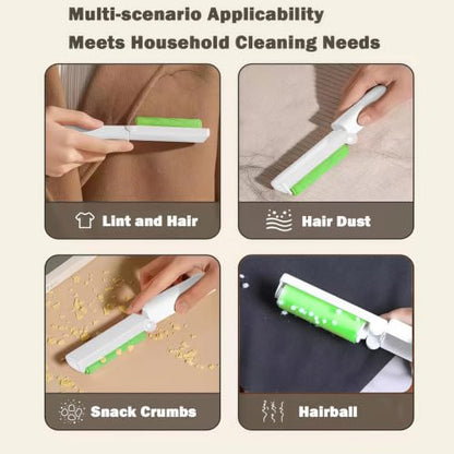 Mini Reusable Lint Roller 8 Pack, Washable Sticky Lint Roller Portable Travel Cat Dog Pet Hair Remover Cleaner with Cover for Clothes, Travel, Home - size: 8 Pack Mini Size