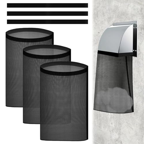 CONLI 3 PCS Dryer Lint Catcher Bag Lint Catcher for Dryer, Dryer Vent Lint Dust Bag Dryer Lint Trap for Outdoor Indoor Dryer Vent Capturing Lint and Dust