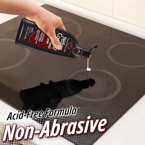 HOPE'S Perfect Cooktop Glass and Ceramic Cooktop and Stove Top Cleaner, Fast Acting and Removes Burnt on Stains from Glass Ceramic Smooth Top Ranges with its No Rinse Formula, 10.6 Oz, Pack of 12 - size: 10.6 Ounce (Pack of 12)