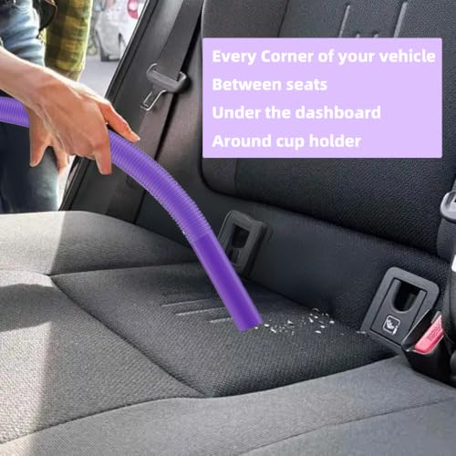 Flexible Dryer Vent Lint Vacuum Attachment Hose for Dyson V15 V12 V11 V10 V8 V7 Gen5, Compatible Crevice Nozzle Lint Removal Tool, Dryer Cleaner Kit for Cordless Vacuum Cleaners﻿
