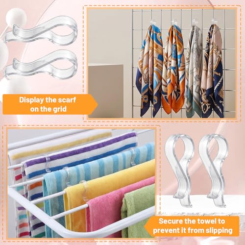 200 PCS Hanger Clips for Pants, S-Shaped Pant Strut Clips No Crease