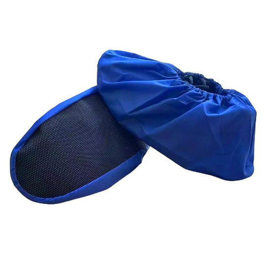 Jron 5 Pairs Premium Reusable Washable Shoe Cover Boot Covers for Contractors (Blue, 5 Pairs | 14.5-17 For Shoes/US 13.5-16 For Boots) - color: Blue, size: 5 Pairs | 14.5-17 For Shoes / US 13.5-16 For Boots