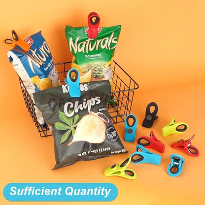 JETMORE 30 Pack Bag Clips, Multicolor Potato Chip Bag Clips, Food Clip - color: 30 Pack-mr-1