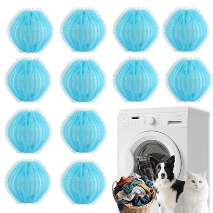 12PCS Pet Hair Remover for Laundry Pet Hair Catcher for Washing Machine