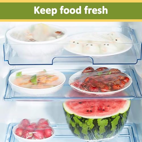 MAQIHAN 200 Bowl Covers for Bread Proofing - Medium Plastic Wrap for Food - size: Medium