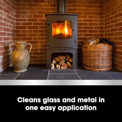 Furniture Clinic Stove Glass & Metal Cleaner, Removes Soot & Ash - style: Cleaner