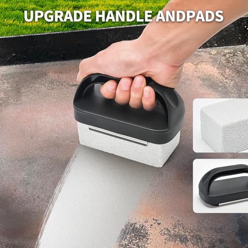 Griddle Cleaning Kit for Blackstone,Heavy-Duty Cleaning Stone Brick,5-Pack - color: Gray