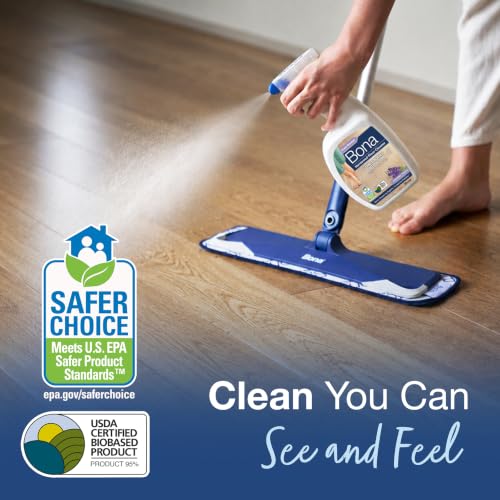 Bona Hardwood Floor Cleaner Refill - 96 fl oz - Unscented - size: 96 Fl Oz (Pack of 1)