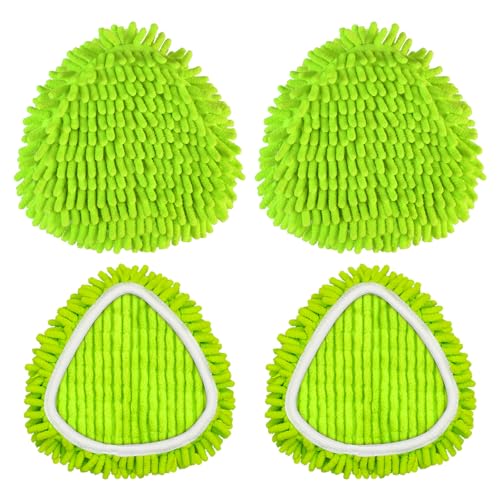 Mop Head Replacement for Ocedar EasyWring 1 Tank System, Chenille Mop Heads for Ocedar, Easy to Replace,Deep Floor Cleaning and Machine Washable - color: Green