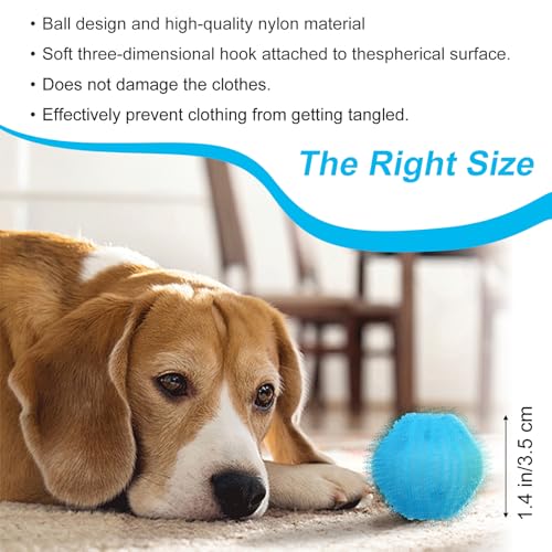 Kifmurase 40 Pcs Pet Hair Remover,Reusable Lint Catcher for Washing Machine
