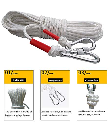 Portable Travel Clothesline - 32-ft Adjustable Clothes Drying Rope for Indoor Outdoor Laundry, Perfect Windproof Hanger for Camping, Travel & Home Use