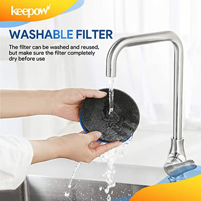 KEEPOW Replacement Filter Compatible with Bissell Cleanview Pet Vacuum - size: 3 Pack (No Fragrance)