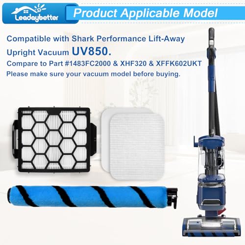 Leadaybetter UV850 Brush Filter Replacement Parts for Shark Performance - color: UV850-Brushset