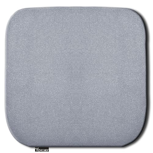 Heat Press Mat, 15x15 inch Both Side Applicable Large Insulation Pad Matt for Cricut Easypress Machine HTV Craft Vinyl Transfer(Grey - 15''x15'' Easy Press Mat)